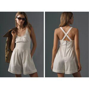 ANTHROPOLOGIE Maeve Sleeveless Scoop-Neck Romper